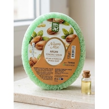Doğal Handmade Süngerli Sabun, 135 Gr Argan
