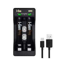 Batteries G211 2'li Aa/aaa/9v Pil Şarj Aleti + 2 Adet Aaa Pro 1100 Mah 1.2v Ni-mh Ince Şarjlı Kalem Pilli Set