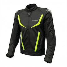 Vexo Axıon H20 Siyah - Neon Sarı 4 Mevsim Motosiklet Montu