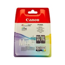 Canon Pg - 510 Siyah Ve Cl - 511 Renkli  Mürekkep Kartuş 2'li Paket 2970b010