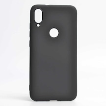 Kilifone - Xiaomi Uyumlu Mi Play - Kılıf Mat Renkli Esnek Premier Silikon Kapak - Siyah