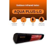 Aqua Plus 2000 Watt Gsa20plg Düşük Işıklı Elektrik Isıtıcı-siyah