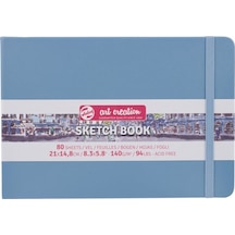Talens Art Creation Sketch Book 21x14.8cm 140gr 80yp Sert Kapak Eskiz Defteri Lake Blue / Rt9314215m