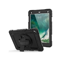 Apple Uyumlu iPad  Air 2 Için Nettech Sport Seri Arka Koruma - Siyah (535983804)