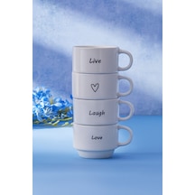 Karaca  Lovely Laugh 4 Kişilik Espresso Kahve Seti 100 ml