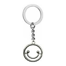 Küçük Gülen Surat Emoji Figürlü Anahtarlık Zamak Metal Unisex Neşeli Aksesuar Küçük Gülen Surat Emoji Figürlü Anahtarlık Zamak Metal Unisex Neşeli Aksesuar