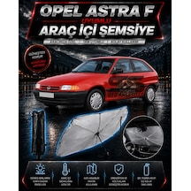 Opel Astra F Araç Ön Cam Güneşliği Katlanabilir Şemsiye Oto Güneşlik Uv Korumalı Gölgelik Araba Oto Şemsiyesi