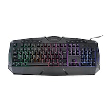 Wozlo WZ-790M Işıklı Usb Oyuncu Multimedia Gaming Q Klavye