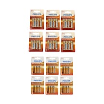 Philips Kalem Ve İnce Pil - 48 Li Extra Çinko 2 Boy Pil 4x6 24 Adet