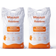 Maskot Rainbow Lavanta Sabun Pudra Mix Bentonit Kedi Kumu 2 x 10 L