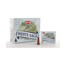 White Sage Aromalı Konik Tütsü