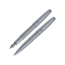 Steelpen 0165 Desenli Krom Dolma Kalem+tükenmez Standart