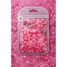 Mini Butterfly Confetti Nail Art Dekor Pink Mix No:06