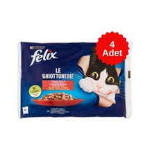 Felix Multipack Sığır Etli Kedi Konserve Maması 4'lü 4 x 85 G