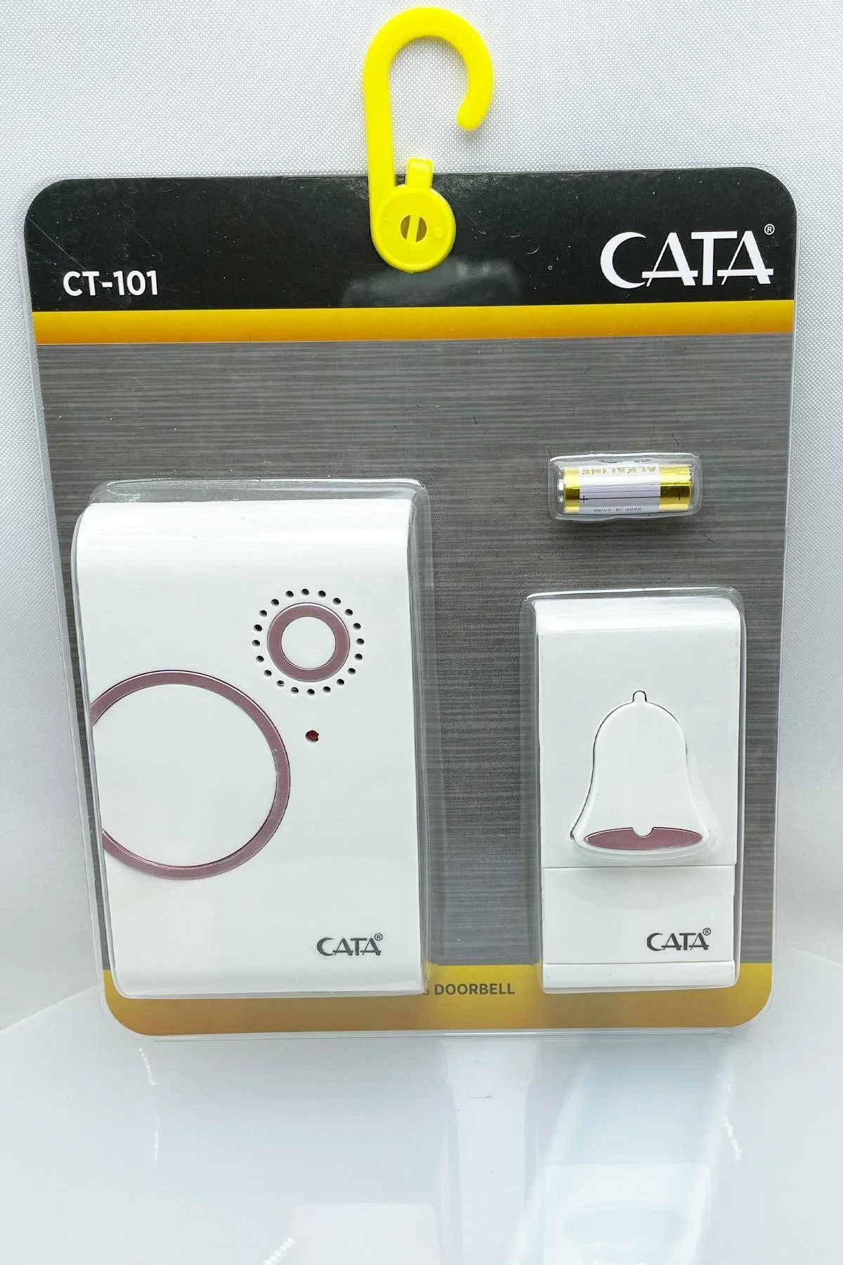 Kablosuz Uzaktan Kumandalı Kapı Zili Ve Hasta Çağrı Cihazı-cata Ct-101