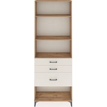 Arges Dolap 3 Raflı 3 Çekmeceli 88x30x243 Çam-aytaşı Atlas Çam