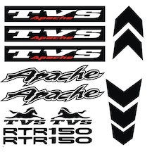 Tvs Apache Sticker Set