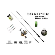 Fujin Sniper 270cm 10-30gr Spin Kamış-okuma Monkey Mo-4000a 2+1bb Spin Set