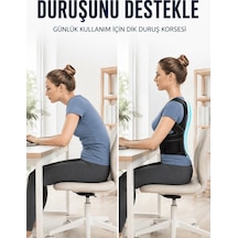 Omuz Sırt Bel Destek Korsesi Fileli Dik Duruş Ve Postür Destekleyici Korse