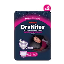 Huggies Drynites Gece Külodu Kız 8-13 Yaş 30-48 Kg 2 Paket 18 Adet 2'li