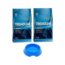 Trendline Somunlu Yetişkin Kedi Maması 2 x 1 KG + Küçük Mama Kabı