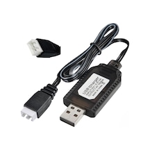 Büro Ev Ofis Cihazları İçin 7.4v Li-ion Sm-3p Soket Drone Bataryası Usb Şarj Kablosu