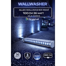 Alles Wallwasher Mavi 100 Cm 36 Watt 220v Mavi