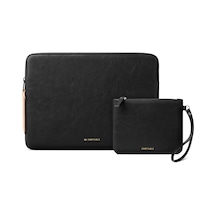 33/33.8/14 İnç Macbook Pro Ve Macbook Air, Mac Seyahat Kılıfı, İnce Pu Deri Dizüstü Bilgisayar Kılıfı M4/m3/m2/m1 2025-2021, Siyah Diğer