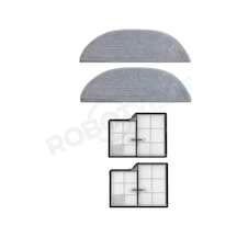 Roborock Saros 10 Uyumlu Mop Ve Hepa Filtre-4 Parça