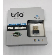 Trio 300 Mbps Nano Usb Wi-fi Adaptör