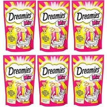 Dreamies Mix Sığır Etli ve Peynirli Kedi Ödül Bisküvisi 6 x 60 G