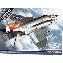 Academy 12556 1/72 Ölçek, F-4j Vmfa-232 Savaş Uçağı, Plastik Model Kiti-49518