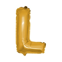 Gold Folyo Balon L Harfi 40 CM