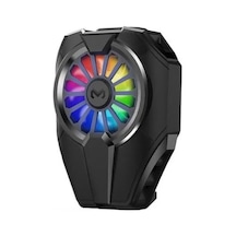 Super Soğutucu 6000 Devir Rgb Işıklı Kasırga Telefon Soğutucu Elefon Soğutma Fanı Radyatör Soğutucu Diğer