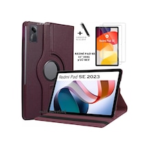 Xiaomi Uyumlu Redmi Pad Se 11 Inç Kılıf Kapaklı Stand Ekran Koruma Kalem