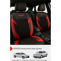 Formentor Tay Tüyü Oto Koltuk Kılıfı Toyota Corolla-auris-yaris Uyumlu Kırmızı