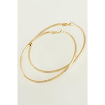 Ilkeshop Ezme Halka Küpe 6 Cm-sarı çok renkli