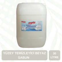Supta Sıvı Yüzey Temizleyici Beyaz Sabun Kokulu 30 L