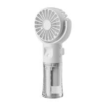 Taşınabililir Su Hazneli Mini Usb Şarjlı 3 Kademeli Askılı El Vantilatör Fan Soğutucu F4 Beyaz Standart
