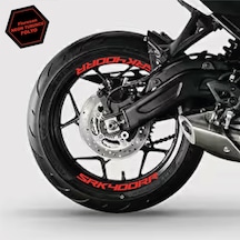 Rks Qj Motor Srk 400rr Motosiklet Jant İçi Sticker Etiket Modeli Neon Turuncu