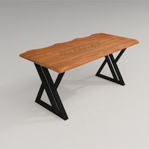 Masif Ahşap Pinus Sulamalı Mutfak Masası 70 x 120 x 76cm