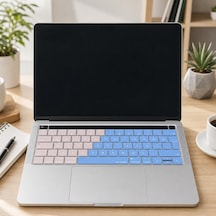 Türkçe Q Keyboard Cover Macbook Pro Touch Bar 13 15 Uyumlu A1706 A1989 A2159 A1707 A1990 Uk Iso Ters L Enter Silikon Klavye Koruyucu Pembe Mavi