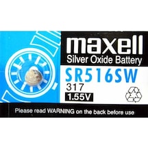 Maxell Sr-516Sw Lityum 10Lu Paket Pil