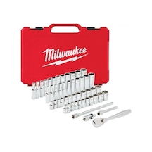 Milwaukee T4932464944 Ağır Hizmet Tipi Cırcır Lokma Takımı ¼' 50