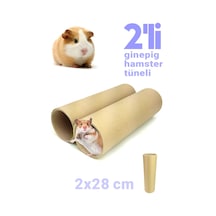 Vixpet Ginepig Hamster Kemirgen Tüneli 28 CM 2'li