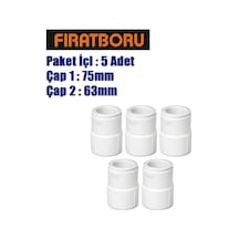 Fırat 75mm 63mm Redüksiyon, 75 63 Redüksiyon, 5 Adet, 7b22075063