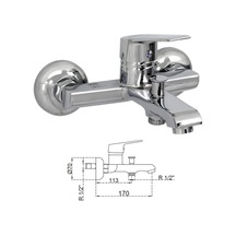 Acar Musluk 204ac0021156 Stilla Serisi Banyo Bataryası Krom