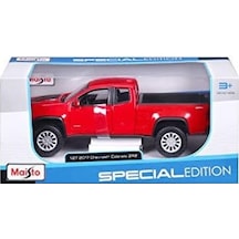 Maisto 531517 Model Araba, Chevrolet Zr2 17, Kırmızı Ve Beyaz