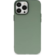 Newface Apple İphone 14 Pro Max Kılıf Modos Metal Kapak - Koyu Yeşil