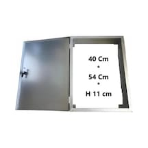 Galvaniz 40x54x11 Cm Sac Dolap (Su Sayaç Vana Dolabı)